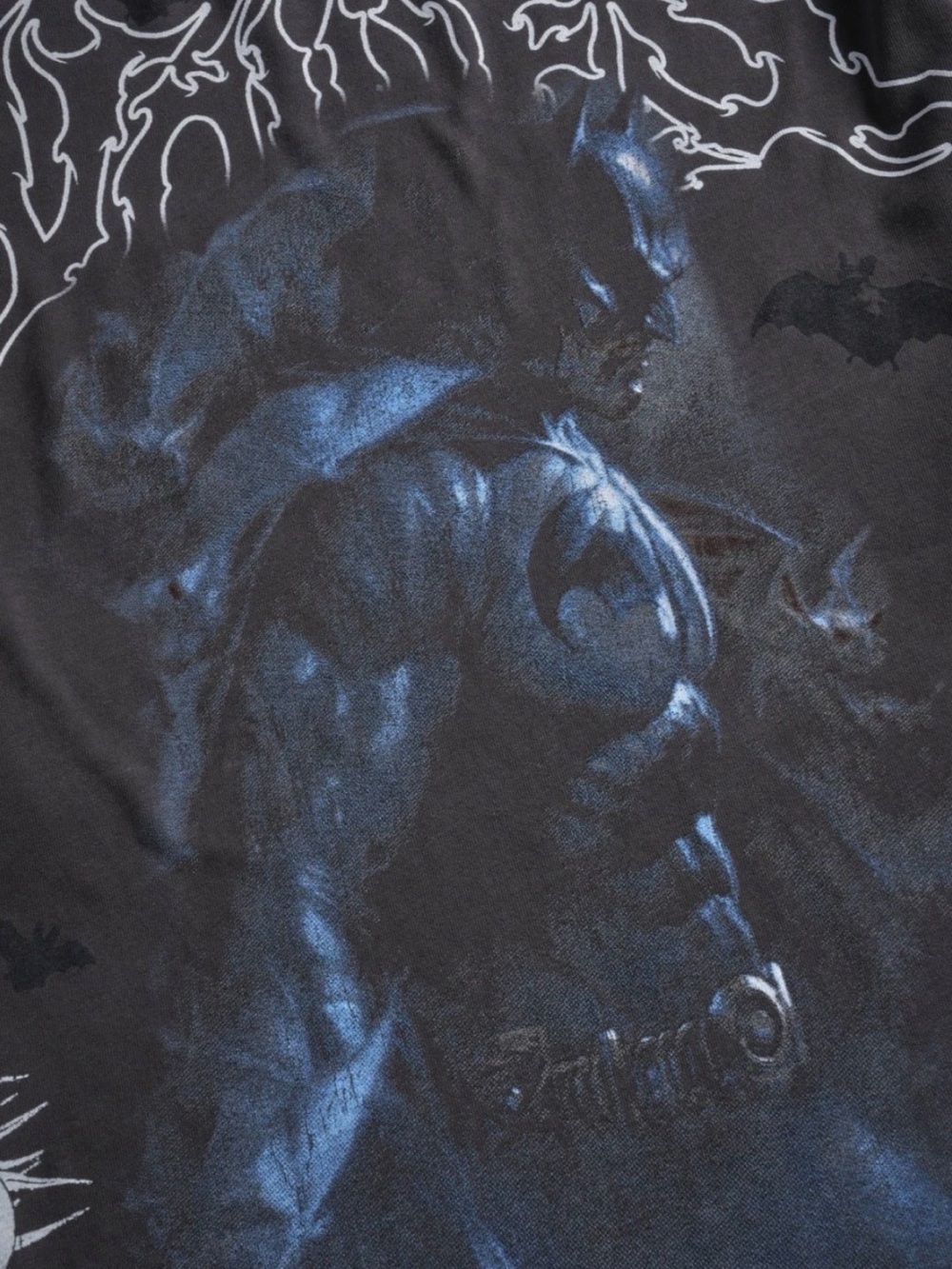 DARC SPORTS Bats In The Night Premium Oversized Tee in Wolf Gray - Picture 3 of 5